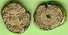 Retrograde indiction XI. Gold plated copper. 3.78gr. 15mm.jpg (24762 bytes)